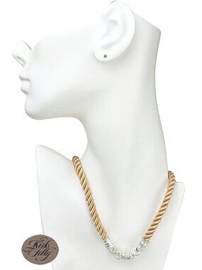 Kirks Folly MYSTIC CORD Exotic Sands Magnetic Necklace Silvertone
